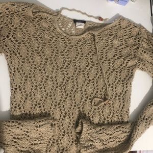 Prettiest beige crotchet top🤎🤍